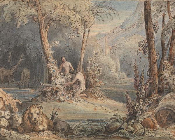 Adam and Eve - view 1
