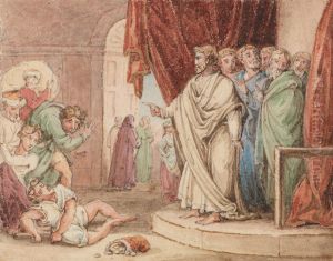 The Death of Ananias by John Martin