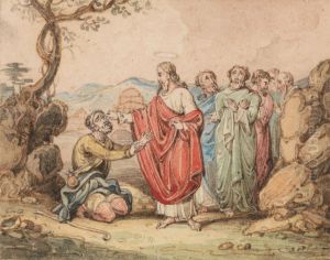 Christ Healing a Blind Man