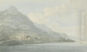 View on the Lake, Como by John Webber