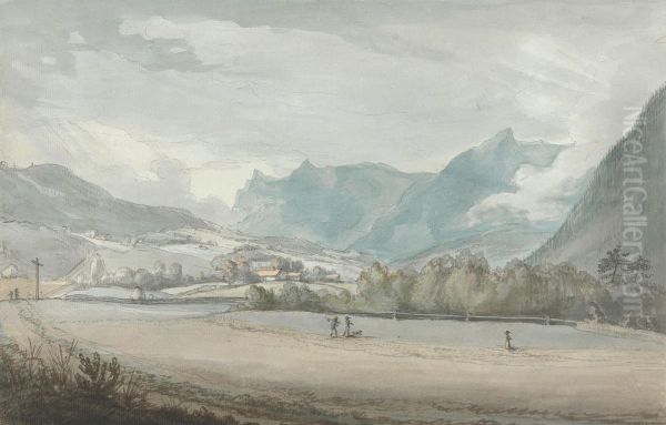Mountainous Landscape with Figures - view 1