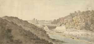 The Salmon Leap at Leixlip, Ireland