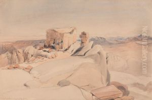 Summit of Mount Sinai or Jebel Musa by Edward Thomas Daniell