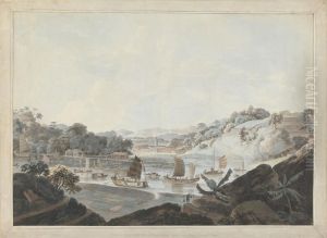 View of Some-Cheon on French Island by Thomas Daniell