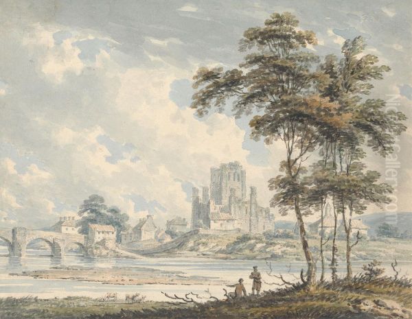 Kelso Abbey, Rosburghshire - view 1