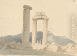 Ruins of the Temple of Jupiter on the Plains of Nemea by Robert Smirke