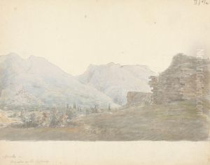 Sparta, Mystras in the Distance by Robert Smirke