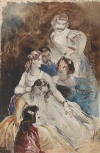 Theatrical Group by Theodor Von Holst