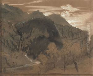 Mountainous Landscape by John Ruskin