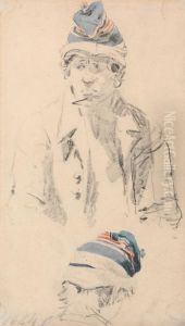 Heads of Fisherman by Joseph Stannard