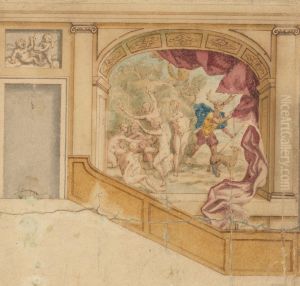 A Study for a Panel on a Staircase by James Thornhill