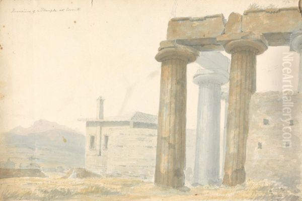Remains of a Temple at Corinth - view 1