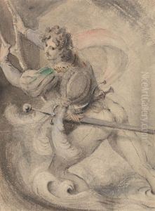 Ferdinand Riding the Waves by Theodor Von Holst