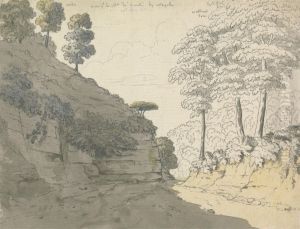 The Road from Santa Maria de Monte to Naples by Thomas Jones