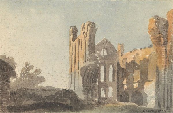 Kirkstall Abbey near Leeds - view 1