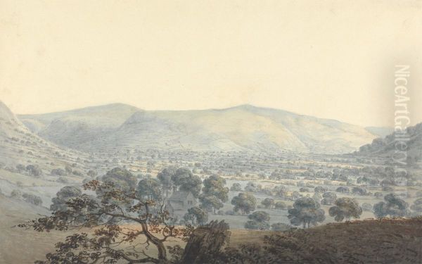 Distant view of Llandrillo - view 1
