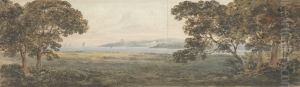 Wooded Landscape Overlooking an Estuary