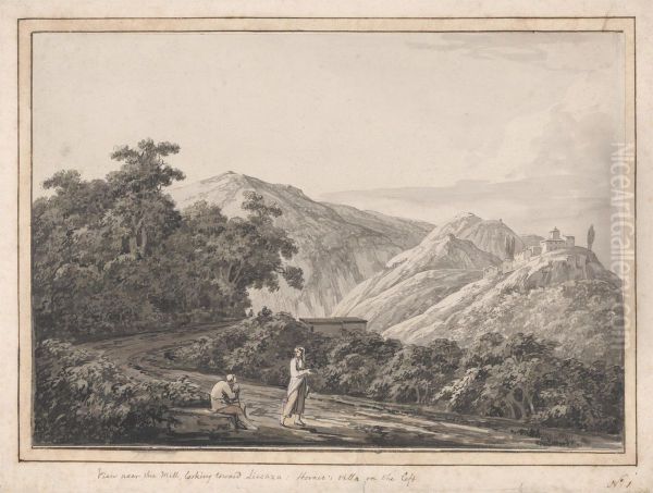 Horace's Villa on the Left - view 1