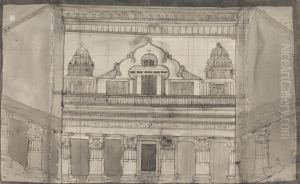 Outside View of Biskuma Ka Joompra by Gangaram Chintaman Tambat
