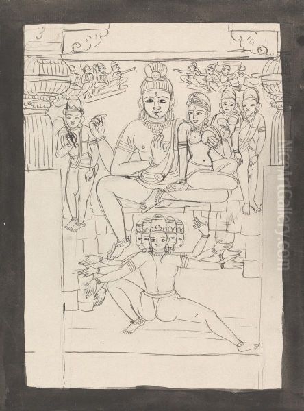 Another Representation of the Story of Mahdew Paswutee and Raoun - view 1