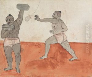 A Pair of Jeyties by Gangaram Chintaman Tambat