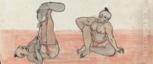 A Pair of Jeyties by Gangaram Chintaman Tambat