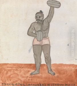Jeytie Lifting Weights by Gangaram Chintaman Tambat