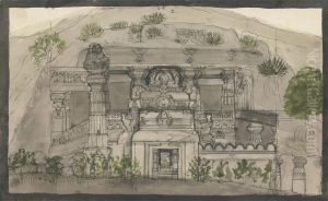 Outside View of Indus Sabha by Gangaram Chintaman Tambat