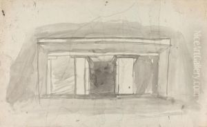 Sketch of the Valley and Village of Errole taken from Dookumba by Gangaram Chintaman Tambat