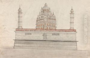 West or Back View of Bullishwur by Gangaram Chintaman Tambat