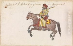 An Arab in the Clothes of Guyirat by Gangaram Chintaman Tambat