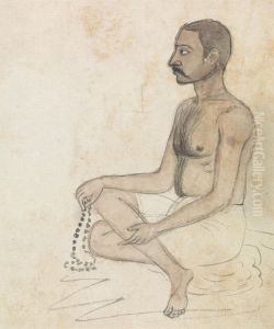 Man with Prayer Beads Man with Prayer Beads