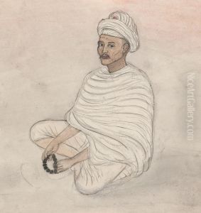 Praying Man by Gangaram Chintaman Tambat