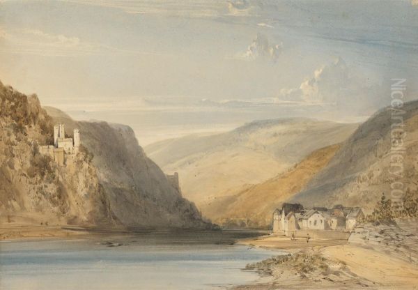 The Rhine at Assmannshausen - view 1