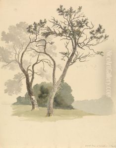 Orchard Trees at Under River near Knole by Robert Hills