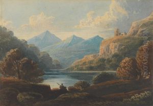 Landscape Composition, Dolbadern by John Varley