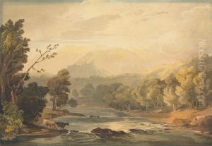 A View on the Brathay near Ambleside