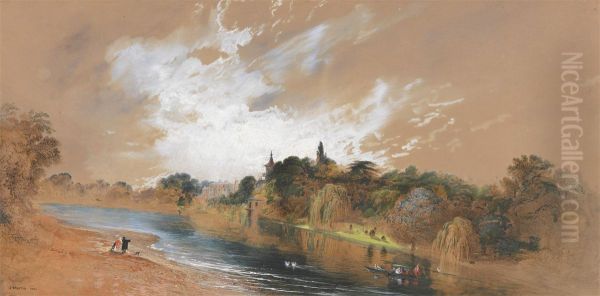 The Banks of the Thames, Opposite Pope's Villa - view 1