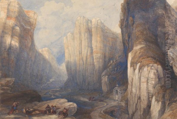 The Pass of Pancorbo, The Pyrenees - view 1