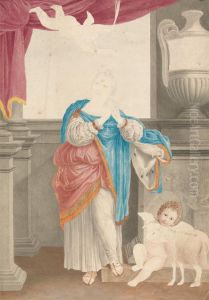 St. Agnes (after Deomnichino) by James Bruce