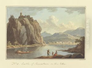 Castle of Schrecstein on the Elbe