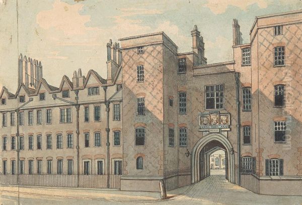 Lincoln's Inn Gate - view 1