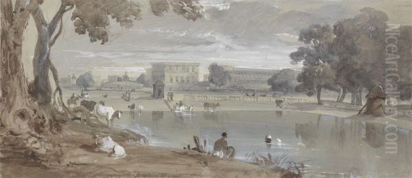 View of Part of Chowringhee - Calcutta - view 1