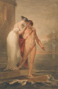 Hero and Leander by William Hamilton