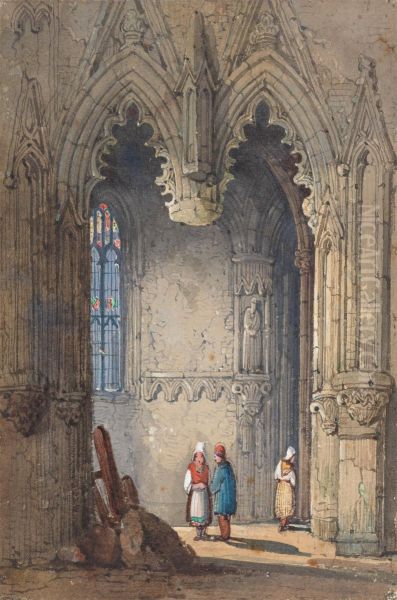 The Church of St. Laurent, Rouen - view 1