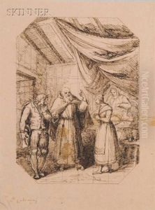 Interiorscene by Baldassare Calamai