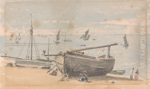 Scene on Brighton Beach - view 1