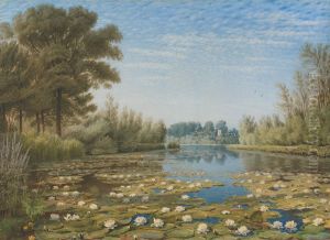 Scene near Shipton on Cherwell, Oxfordshire by William Turner