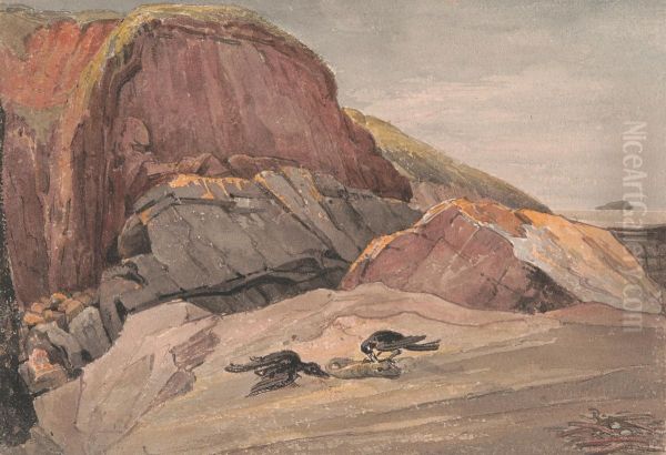 Near Weston-Super-Mare with Steep Holme Island - view 1