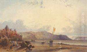 On the Coast of Brittany by Alexandre Thomas Francia
